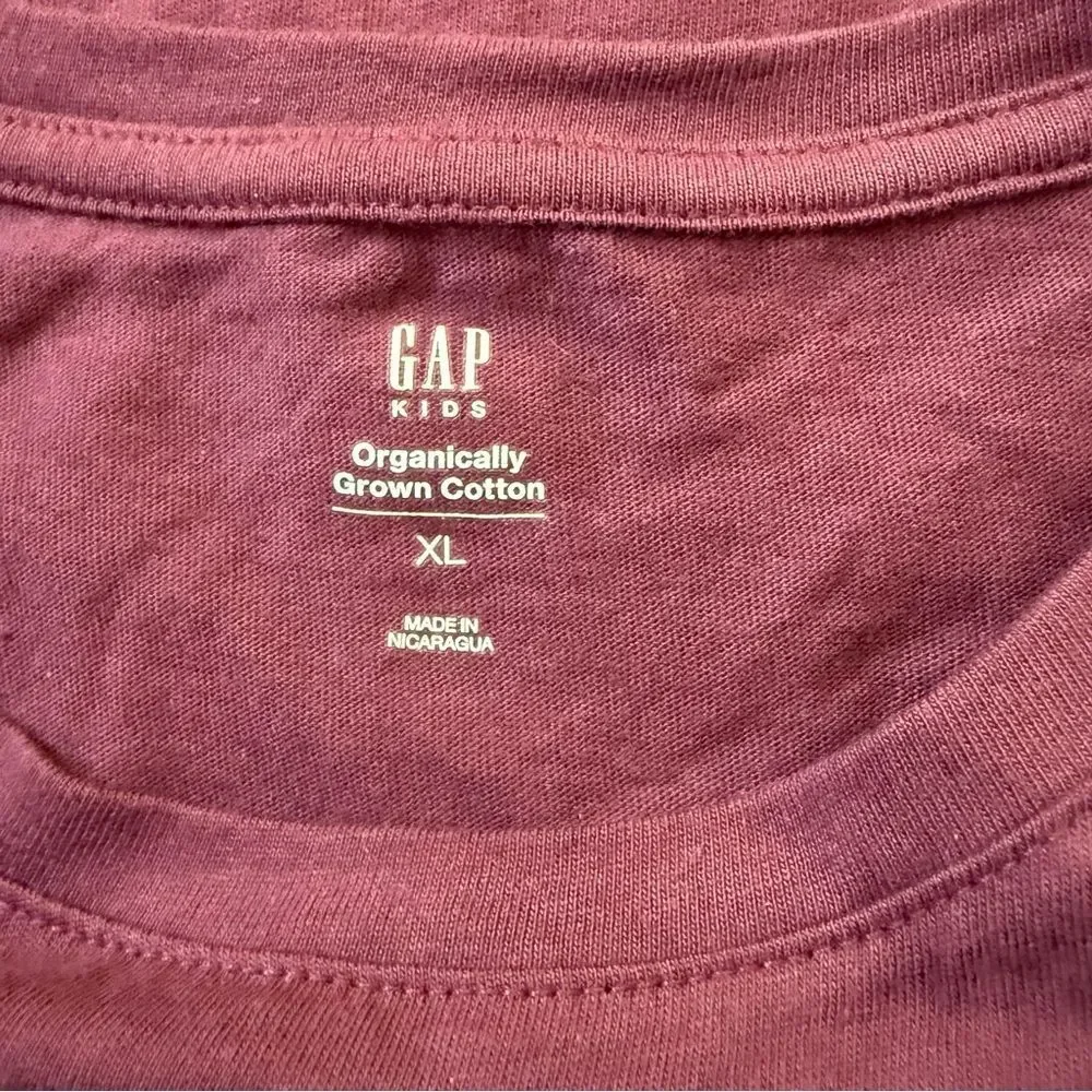 GAP Kids Girls Short Sleeve Rainbow Hearts T-Shirt Size XL (12)